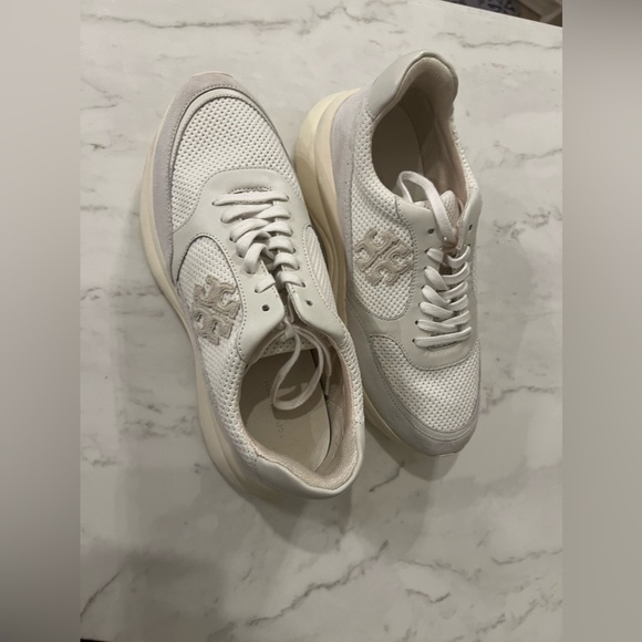 Tory Burch White Sneakers-Size 11 - Picture 8 of 11